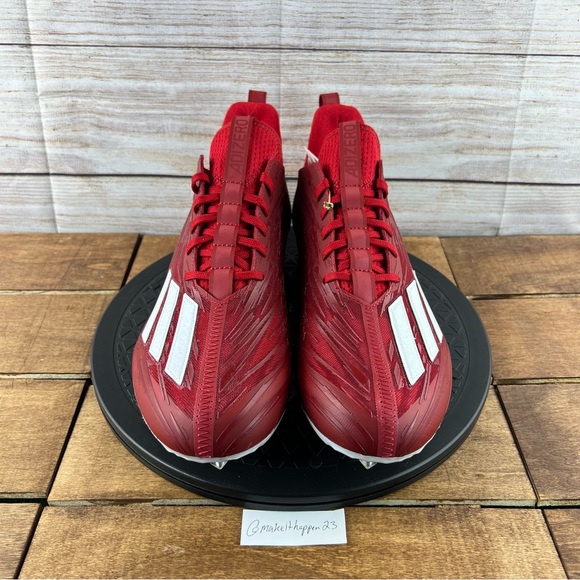 Adidas Adizero Football Cleats ‘Power Red Cloud White’